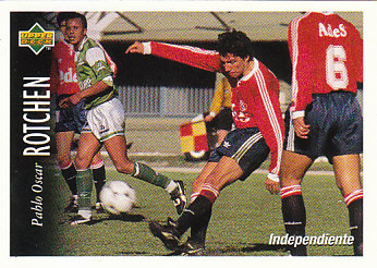 Pablo Oscar Rotchen Atletico Independiente 1995 Upper Deck Futbol Argentina #23